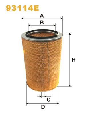 WIX FILTERS Воздушный фильтр 93114E